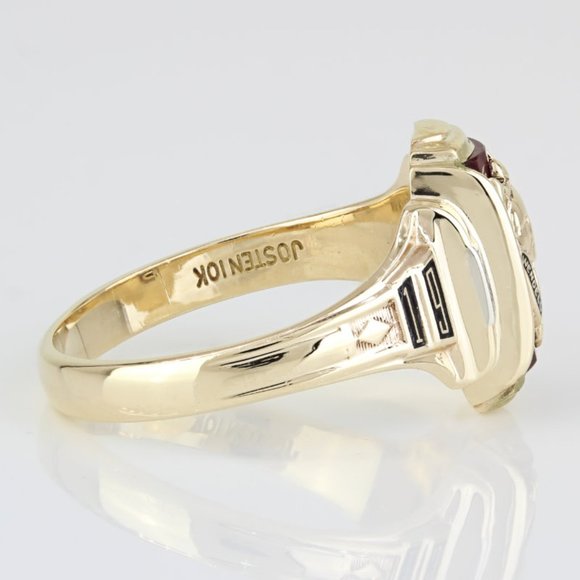 Vintage 10k Yellow Gold Class Ring from Wendall Phillips High 1961 by Jostens - Picture 4 of 8